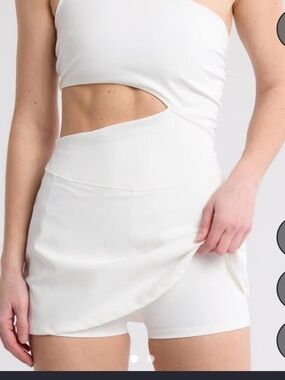 FP Movement by Free People White Cutout Mini Dress